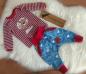 Preview: 2-teiliges Set aus Langarm-Shirt und Pumphose "Bärchen" Gr. 68