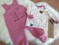 Preview: Set Latzhose und Langarmshirt Hasen Gr. 74