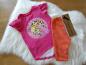 Preview: Girly-shirt und Capri-leggings Giraffe Gr. 98