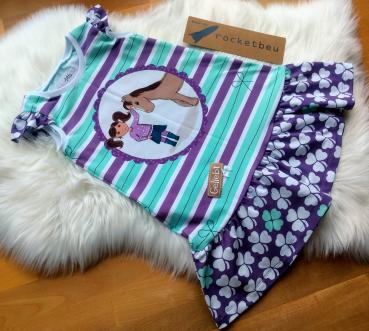 Trägerkleid Pferdeliebe Gr. 116