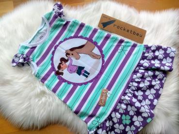 Trägerkleid Pferdeliebe Gr. 116