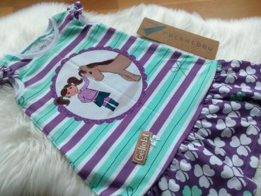 Trägerkleid Pferdeliebe Gr. 116