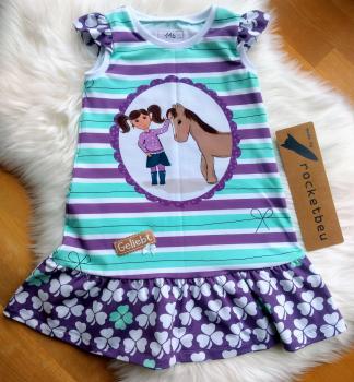 Trägerkleid Pferdeliebe Gr. 116