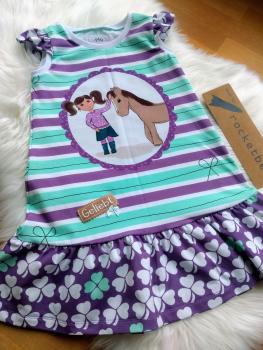 Trägerkleid Pferdeliebe Gr. 116