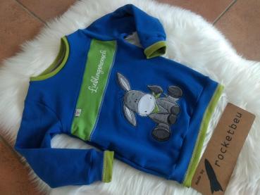Sweat Pulli "Esel" Gr. 98