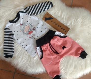 2-teiliges Set aus Langarm-Shirt und Pumphose "Prinzessin" Gr. 68