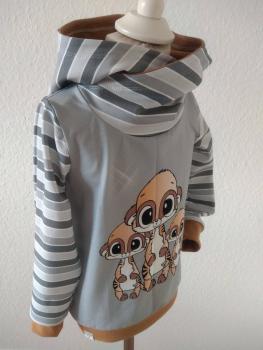 Jersey Hoodie "Erdmännchen" Gr. 110