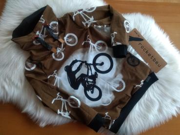 Jersey Hoodie "Fahrrad" Gr. 128