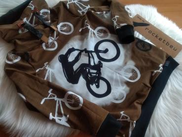 Jersey Hoodie "Fahrrad" Gr. 128
