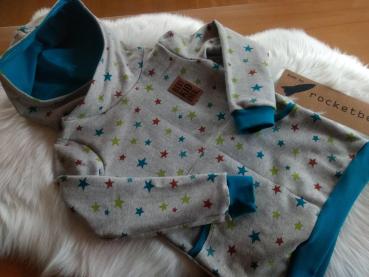Sweat Hoodie "Sterne" Gr. 128