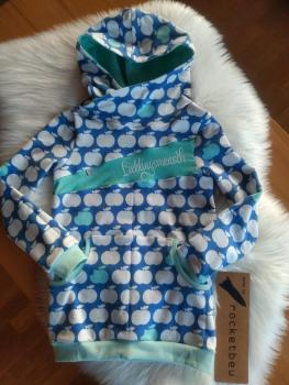 Sweat Hoodie "Apfelliebe" Gr. 134
