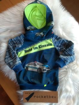 Jersey Hoodie "Polizei" Gr. 92