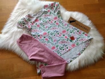 2-teiliges Set aus Issy Tunika und Leggings " Blumen" Gr. 122