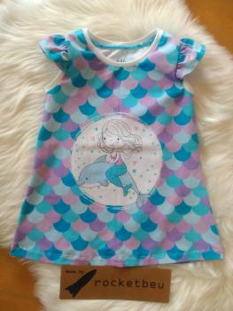 Tunika Meerjungfrau Gr. 116