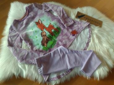 2-teiliges Set aus Issy Tunika und Leggings "Rehliebe" Gr. 104