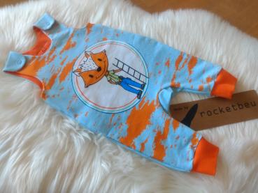 Strampler "Dachs auf der Baustelle" Gr. 62