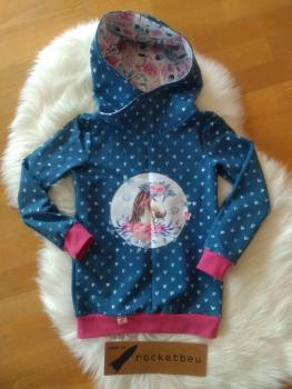 Sweat Hoodie Pferd Gr.122