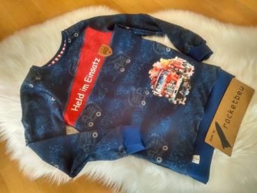 Sweat Pulli Feuerwehr Gr. 128