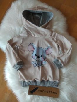 Jersey Hoodie Maus Gr. 104