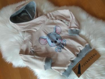Jersey Hoodie Maus Gr. 104
