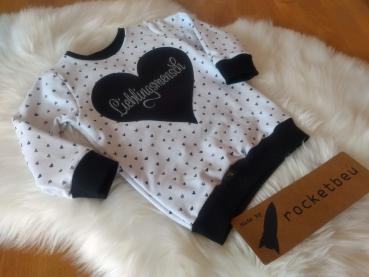 Sweat Pulli Lieblingsmensch Gr. 80