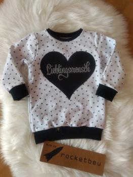 Sweat Pulli Lieblingsmensch Gr. 80