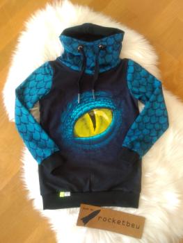 Jersey Hoodie Drachenauge Gr. 128