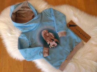 Sweat Hoodie Pferde Gr. 110