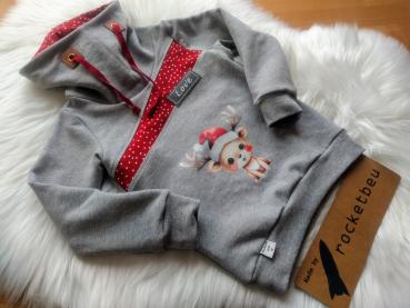 Sweat Hoodie Rentier Gr. 98