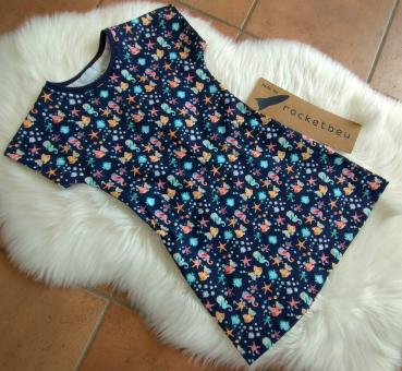 Kleid Meerestiere Gr. 110