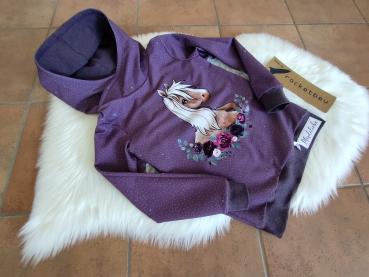 Sweat Hoodie Pferdeliebe Gr. 134
