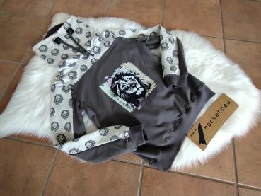 Sweat Hoodie "Löwe" Gr. 140