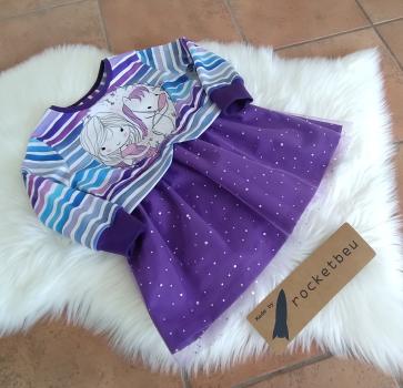 Tunika Pferdeliebe lila Gr. 116