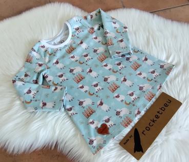 Jersey Tunika Schafe Gr. 92