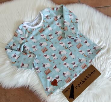 Jersey Tunika Schafe Gr. 92