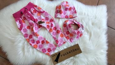 Set Pumphose, Mütze, Tuch Klee Gr.80