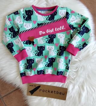Jersey Pulli Katzen Gr. 98