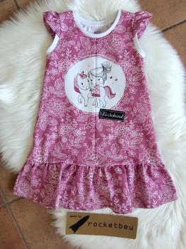 Trägerkleid Einhorn Gr. 110