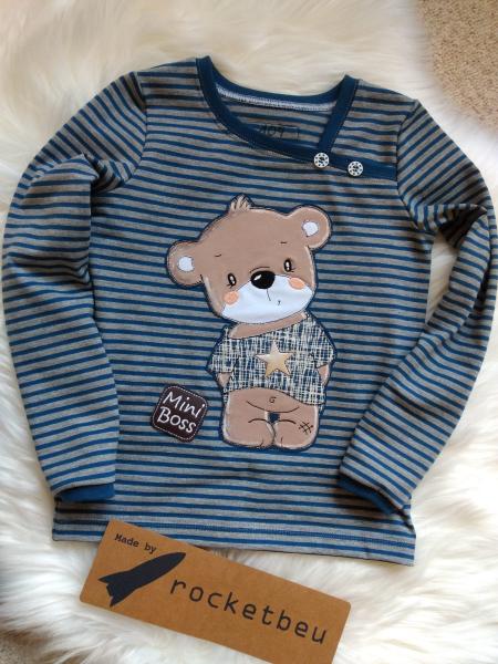 Langarm Shirt "Bär" Gr. 104