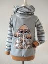 Jersey Hoodie "Erdmännchen" Gr. 110