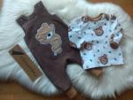 2-teiliges Set aus Strampler und Langarmshirt "Bär" Gr. 68