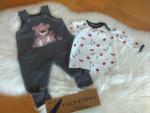 Set Latzhose und Langarmshirt Käfer Bär Gr. 74