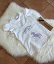 T-Shirt Schulkind Einhorn weiß Gr. 128